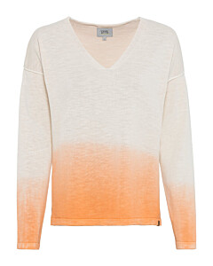 Strickpullover im Dip-Dye-Effekt