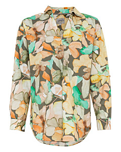 Schlupfbluse mit Allover Print