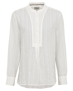 Schlupfbluse mit Plastron
