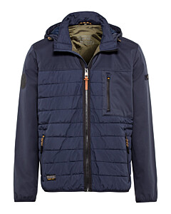 Kapuzenjacke Materialmix