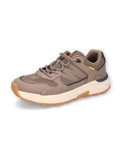 Sneaker nubuk/textile TAUPE/BRAUN