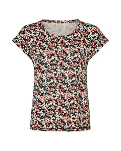 Print T-Shirt mit kurzen Ärmeln