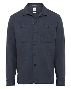 Overshirt aus einem Leinen-Baumwollmix