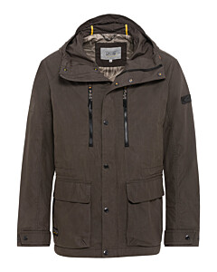 Multi-Pocket Jacke mit Kapuze