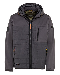 Hybrid-Blouson mit Kapuze