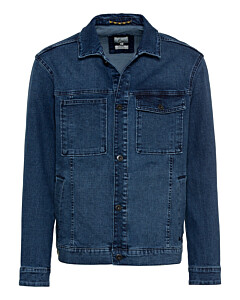 Jeansjacke aus Baumwollmix