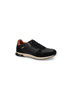 LOW CUT Split/Nappa SCHWARZ/COGNAC