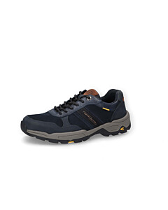 Sneaker crazy horse/split NAVY