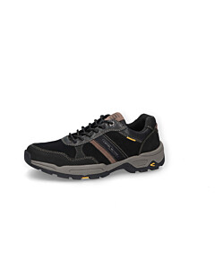 Sneaker crazy horse/split SCHWARZ/GRAU