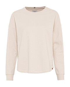 Rundhals Sweatshirt aus reiner Baumwolle