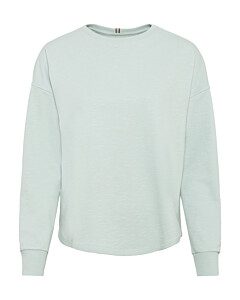 Rundhals Sweatshirt aus reiner Baumwolle