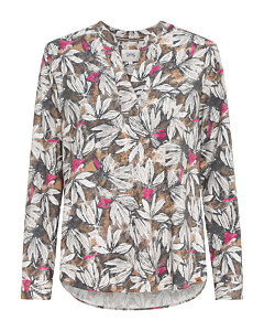 Schlupfbluse mit floralen Allover-Print