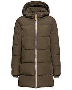 Puffer Steppmantel aus recyceltem Polyester