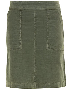 Slim Fit Rock aus Samt