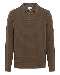 Langarm-Poloshirt aus reiner Baumwolle