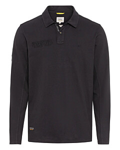 Langarm-Poloshirt aus reiner Baumwolle