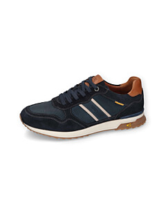 Halbschuh Split/Nappa NAVY/WEISS