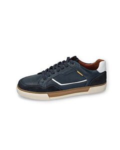 Halbschuh Split/Nappa NAVY/WEISS
