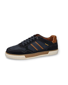 Halbschuh Split/Nappa NAVY/WEISS