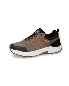 Sneaker pig nubuk/textile SCHLAMM/SCHWARZ