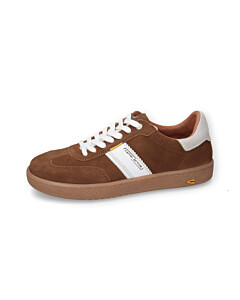 Sneaker split COGNAC/WEISS