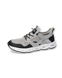 Sneaker textile/jaquard HELLGRAU