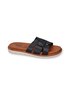 Sandale brushed Nappa SCHWARZ