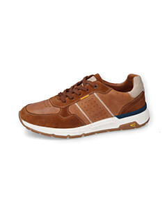 Sneaker Split/Nappa TAN/WEISS