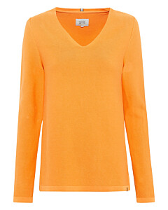 Feinstrickpullover mit V-Ausschnitt