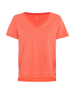 V-Neck T-Shirt aus Organic Cotton
