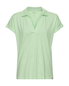 T-Shirt mit Polokragen aus Organic Cotton