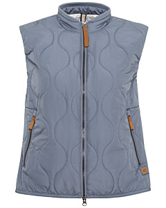Kurze Steppweste aus recyceltem Polyester
