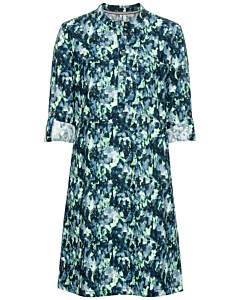 Schlupfkleid mit langen Krempelärmeln