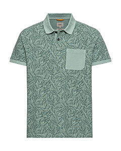 Piqué Poloshirt mit floralem Allover-Print