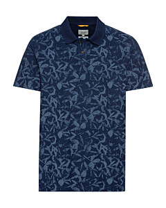 Pique Poloshirt mit floralem Print