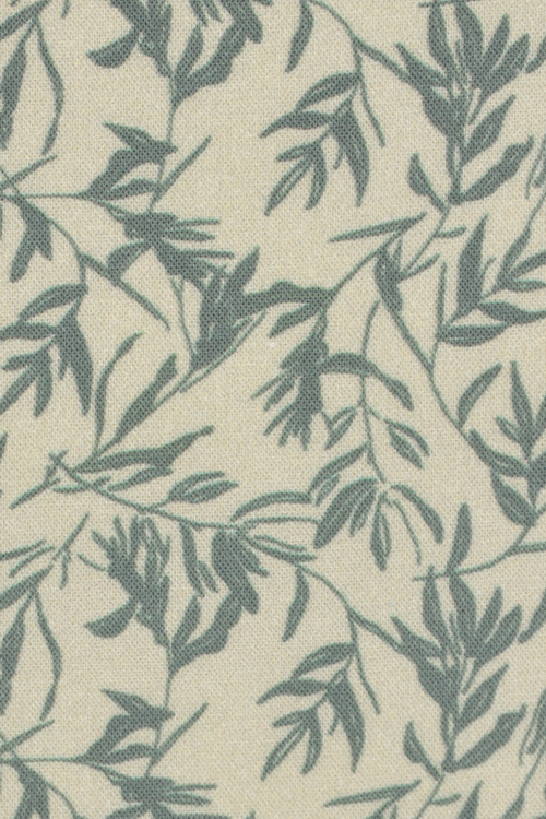 Khaki Leaf Print