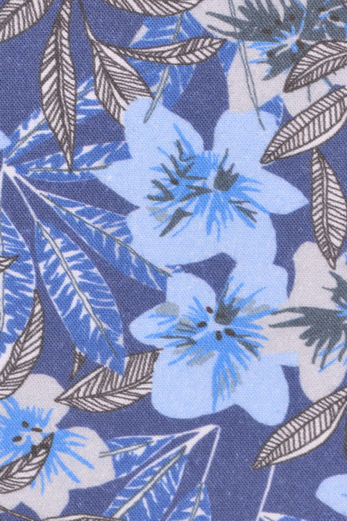 Blue Flower print